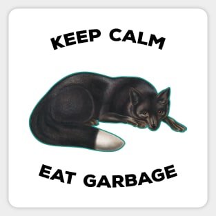 Vintage Fox Meme Keep Calm Sticker